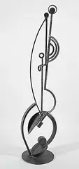 Ben McLeod, Untitled - Two Step, 2006, welded steel sculpture