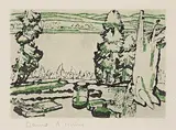 David Brown Milne, Painting Place [State IV]