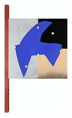 Ronald Benjamin Moppett, PWF 2, 2011, mixed media collage on panel