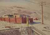Marion Florence Nicoll, Untitled - 5th Street, 1945, 1945, watercolour on paper