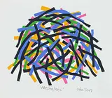 Katie von der Ohe, Weeping Bees, 2007, colour silkscreen on paper