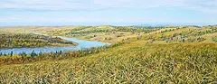 Randolph T. Parker, The Course of the Red Deer, 1997, oil on canvas
