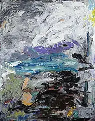 Matt Petley-Jones, Impression #4, acrylic on canvas