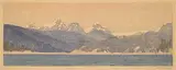 Walter J. Phillips, Agamemnon Channel, British Columbia, 1936, colour wood block on paper