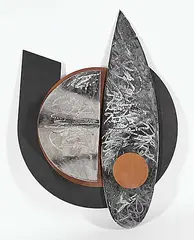Greg Robb, Shield, 2013, welded steel sculpture