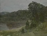 William Goodridge Roberts, Lake, Dark Day