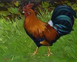 Graeme Shaw, Kavi Big Guy, oil on canvas