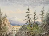 Edward Scrope Shrapnel, Victoria B.C., 1894, watercolour on paper