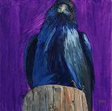 Mady Thiel-Kopstein, Royal, acrylic on canvas