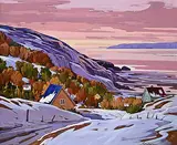Andre Turenne, Escarpement, acrylic on canvas