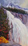 James Wood, Emperor Falls, acrylic on canvas