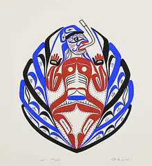 Patrick Amos, Clam #48/200, 1980, colour silkscreen on paper