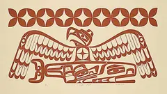 Joe David, Eagle's Gift #97/125, 1981, colour silkscreen on paper