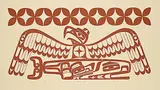 Joe David, Eagle's Gift #97/125, 1981, colour silkscreen on paper
