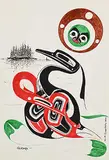 Danny M. Dennis, Herons, 1999, mixed media on paper