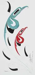 Danny M. Dennis, Mosquitos, 1999, ink and watercolour on paper