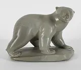 Peter Boy Itukalla, Untitled - Polar Bear I, 1992, grey stone carving