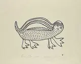 Solomon Karpik, Seabird #22/48, 1974, stonecut on paper