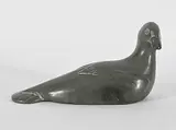 Joe Kavik, Untitled - Duck, grey stone carving