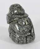 Silas Kayakjuak, Birthing, green stone carving