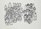 Hannah Kigusiuq, Celebration #37/50, 1970, stonecut on paper