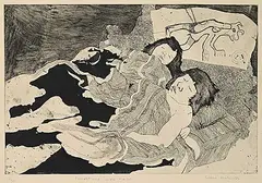 Glenna Matoush, Forrest and Jodes Naba #15/50, 1981, etching on paper