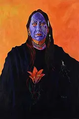Terry McCue, Tiger Lily's Spirit, 1996, acrylic on canvas