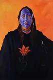 Terry McCue, Tiger Lily's Spirit, 1996, acrylic on canvas