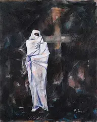 Terry McCue, Enigma Study, 1999, acrylic on canvas