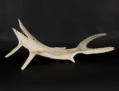 Peter Morgan, Untitled - Bone Fish, bone carving