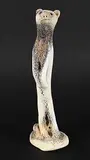 Josephie Padluq, Untitled - Standing Weasel, bone carving