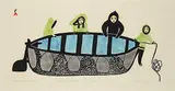 Lucy Qinnuayuak, Launching the Umiak #24/50