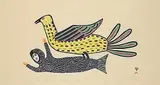 Lucy Qinnuayuak, Sedna with Spotted Bird #6/50