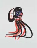 Richard Shorty, Octopus #A/P 9/38, colour silkscreen on paper