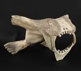 Joseph Tassugat, Untitled - Walrus Spirit, 1988, bone and stone carving