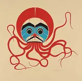 Arthur Ivan Thompson, Octopus #167/200, 1978, colour silkscreen on paper