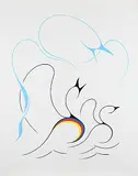 Clemence Wescoupe, Repenting, 1991, acrylic on canvas