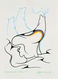 Clemence Wescoupe, Harmony with Mother Earth, gouache on paper