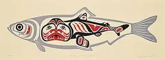 April White, Linang Xaadee - K'a.ad I #24/145, 2016, colour silkscreen on paper