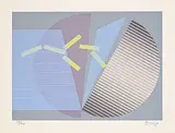 Leopoldo Torres Agüero, Untitled - Pink and Grey Sphere #72/200, 1979, colour silkscreen on paper