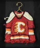 Patrick Amiot, Untitled - Calgary Flames Jersey, ceramic sculpture