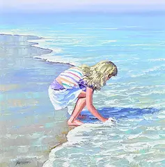 Howard Behrens, Untitled - Gentle Tide, oil on canvas