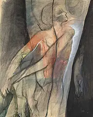 Ghitta Caiserman-Roth, Access, mixed media on paper