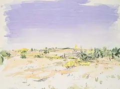 Ken Christopher, Bit of Magic [West of Calgary, September], 1979, watercolour on paper