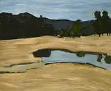 Bryan Chubb, Tamakwa Plain, oil on wood board