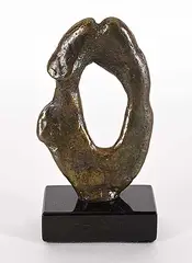 Jean-Guy Dallaire, Oval, 1991, bronze sculpture