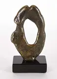 Jean-Guy Dallaire, Oval, 1991, bronze sculpture