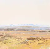 Terry Lynn Fenton, Untitled - View from Leighton Centre, oil on canvas