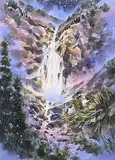 Alex Fong, Water Music, 2001, watercolour on paper