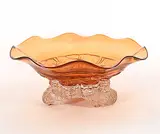 Marc Gibeau, Untitled - Face Series Bowl [Orange], glass